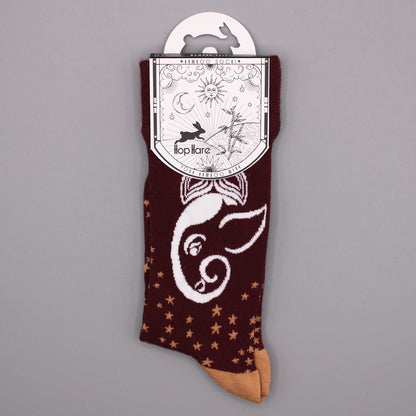 Hop Hare Bamboo Socks - Ganesha - Small / Medium (3.5 - 6.5)