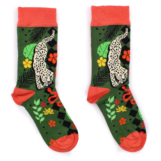 Hop Hare Bamboo Socks - Bali Jungle - Small / Medium (3.5 - 6.5)