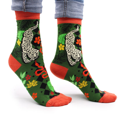 Hop Hare Bamboo Socks - Bali Jungle - Small / Medium (3.5 - 6.5)