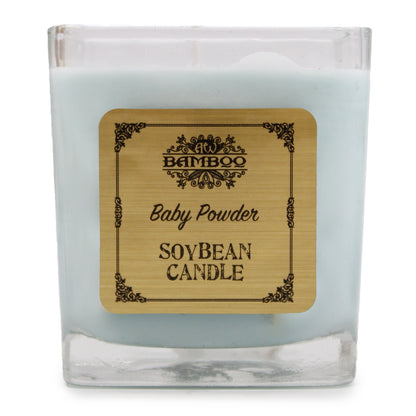Soybean Wax Scented Candle in Chunky Jar - Baby Powder