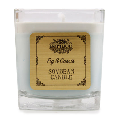 Soybean Wax Scented Candle in Chunky Jar - Fig & Cassis