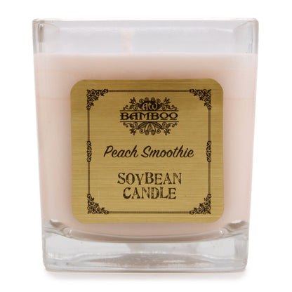 Soybean Wax Scented Candle in Chunky Jar - Peach Smoothie
