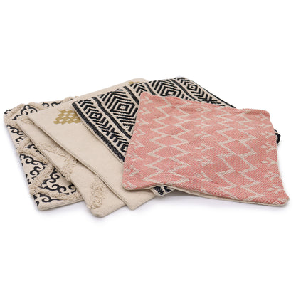 Classic Cushion Cover - Criss-Cross Black - 40 x 40 cm