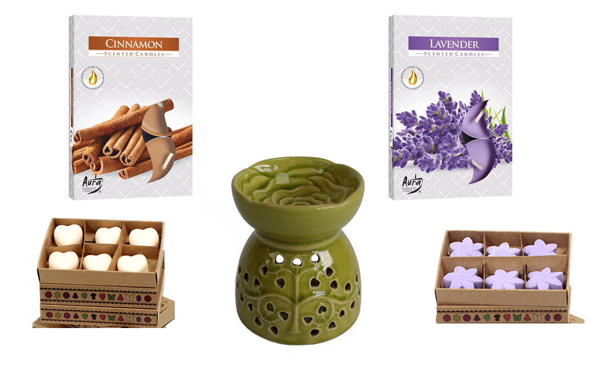 Oil Burner & Wax Melts Set