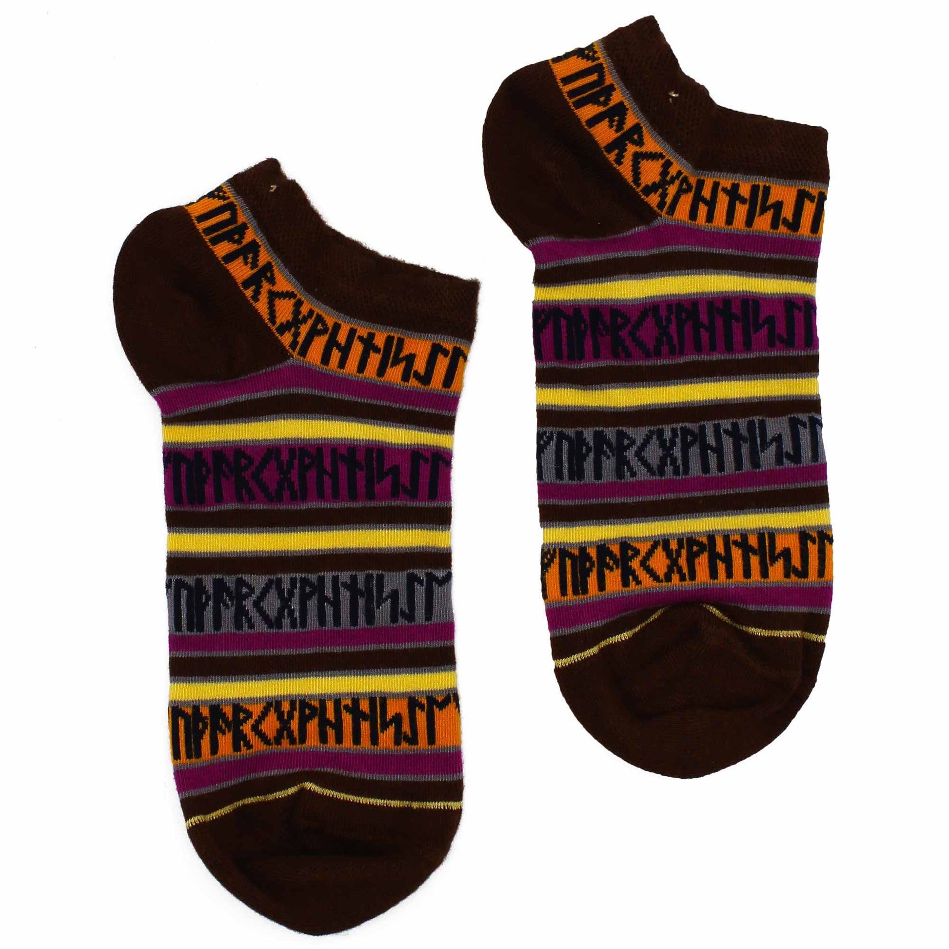 Hop Hare Bamboo Socks - Low Cut - Rune Stones - Medium / Large (7.5 - 11.5)