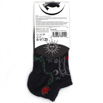 Hop Hare Bamboo Socks - Low Cut - Hamsa - Small / Medium (3.5 - 6.5)