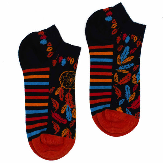 Hop Hare Bamboo Socks - Low Cut - Dreamcatcher - Medium / Large (7.5 - 11.5)