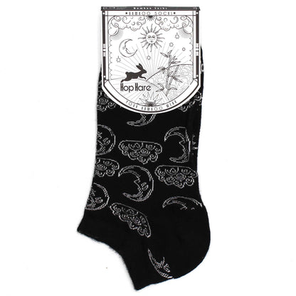 Hop Hare Bamboo Socks - Low Cut - Day and Night - Small / Medium (3.5 - 6.5)