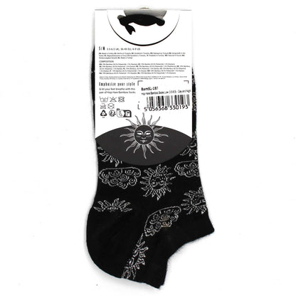 Hop Hare Bamboo Socks - Low Cut - Day and Night - Small / Medium (3.5 - 6.5)