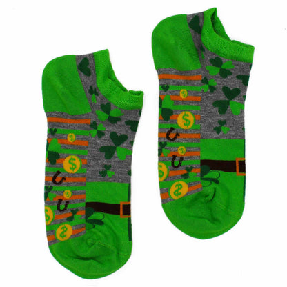 Hop Hare Bamboo Socks - Low Cut - Lucky Socks - Medium / Large (7.5 - 11.5)