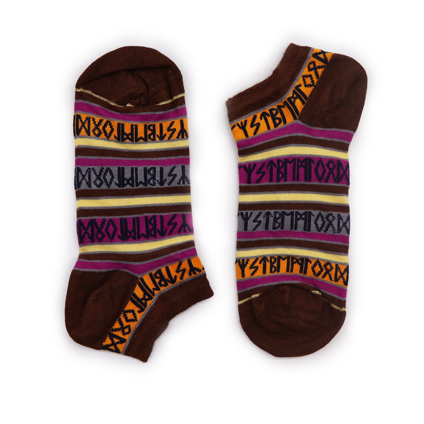 Hop Hare Bamboo Socks - Low Cut - Rune Stones - Small / Medium (3.5 - 6.5)