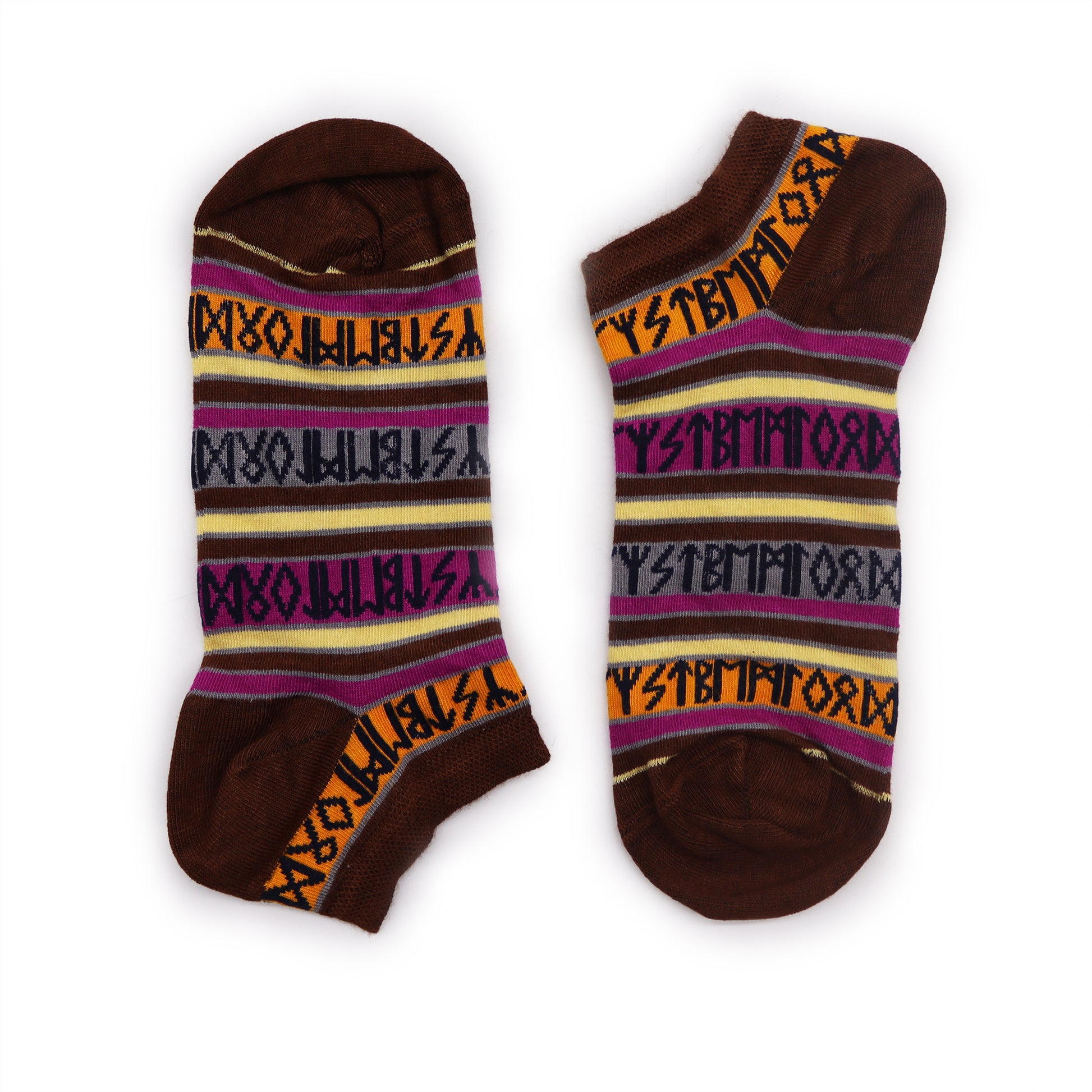 Hop Hare Bamboo Socks - Low Cut - Rune Stones - Small / Medium (3.5 - 6.5)