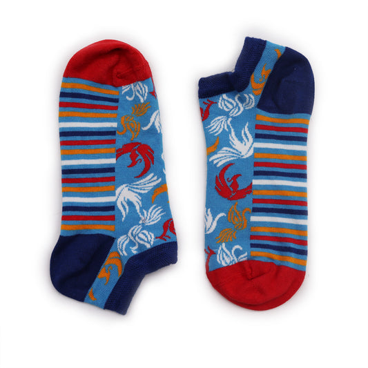 Hop Hare Bamboo Socks - Low Cut - Phoenix - Small / Medium (3.5 - 6.5)