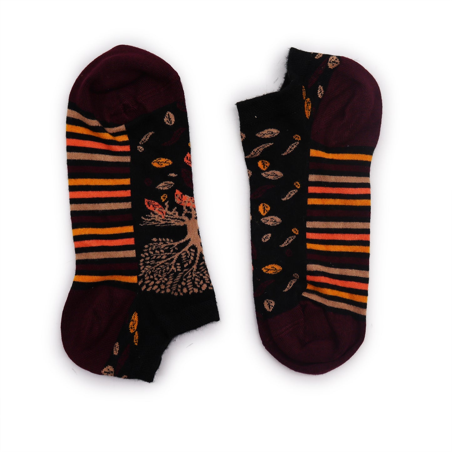 Hop Hare Bamboo Socks - Low Cut - Tree of Life - Small / Medium (3.5 - 6.5)