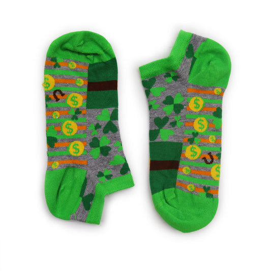 Hop Hare Bamboo Socks - Low Cut - Lucky Socks - Small / Medium (3.5 - 6.5)