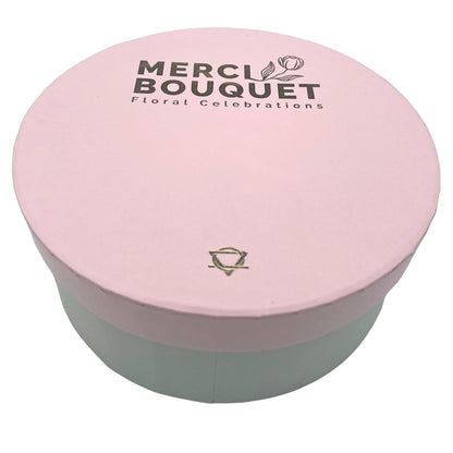 Baby Blessings Soap Flowers - Pinks in Round Box