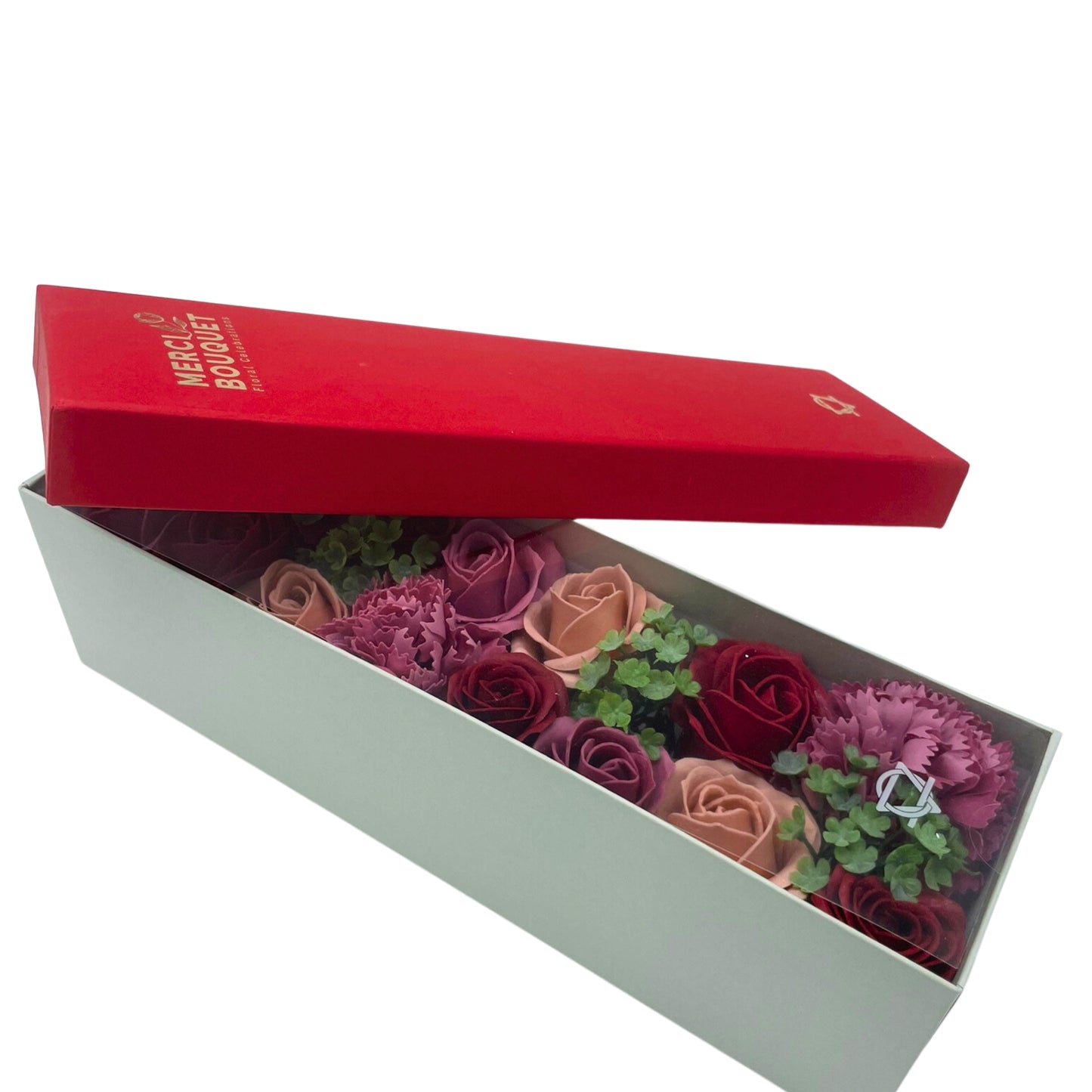 Vintage Roses Soap Flowers - Long Box