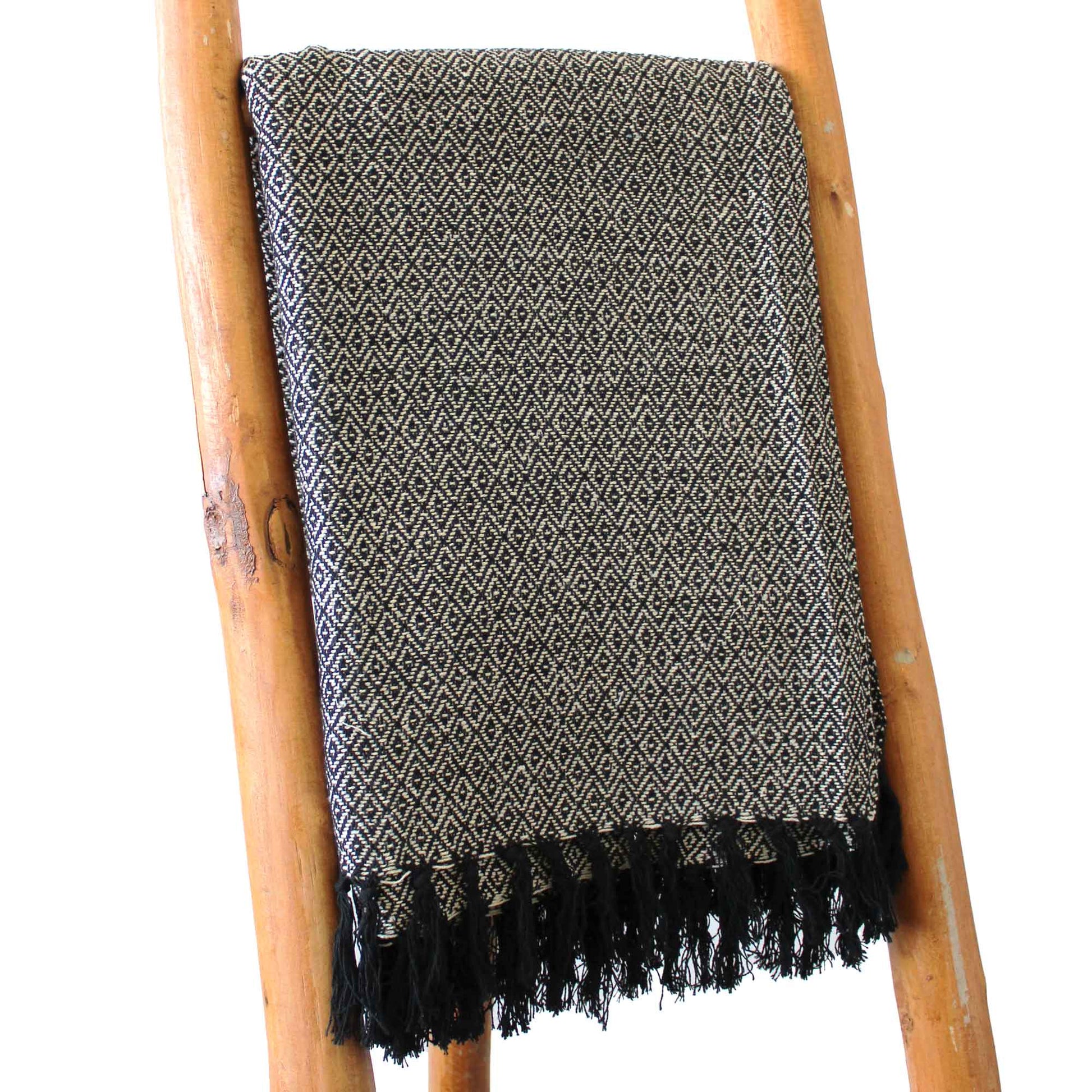 Boho Comfort Throw - 140 x 200 cm - Charcoal