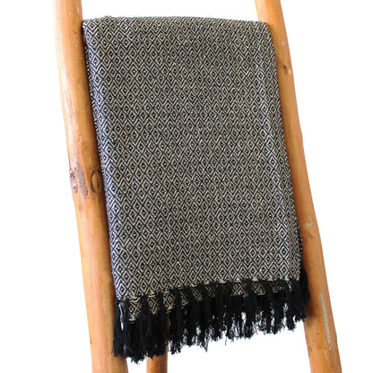 Boho Comfort Throw - 140 x 200 cm - Charcoal