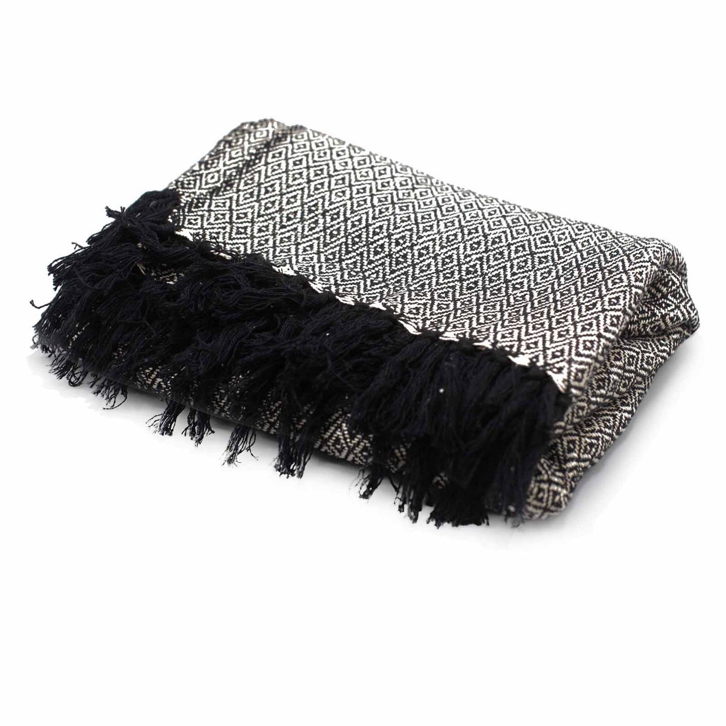 Boho Comfort Throw - 140 x 200 cm - Charcoal
