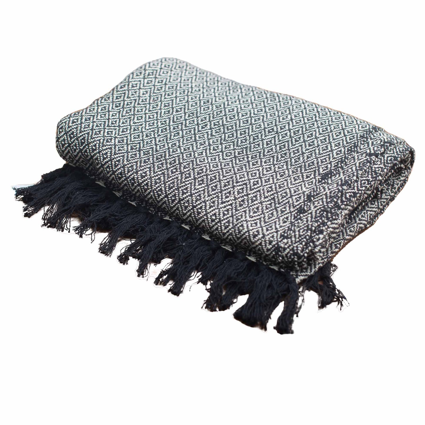 Boho Comfort Throw - 140 x 200 cm - Charcoal