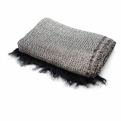 Boho Comfort Throw - 140 x 200 cm - Charcoal