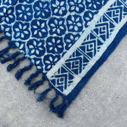 Handmade Indigo Runner - 170 x 60 cm - Madjid Tiles