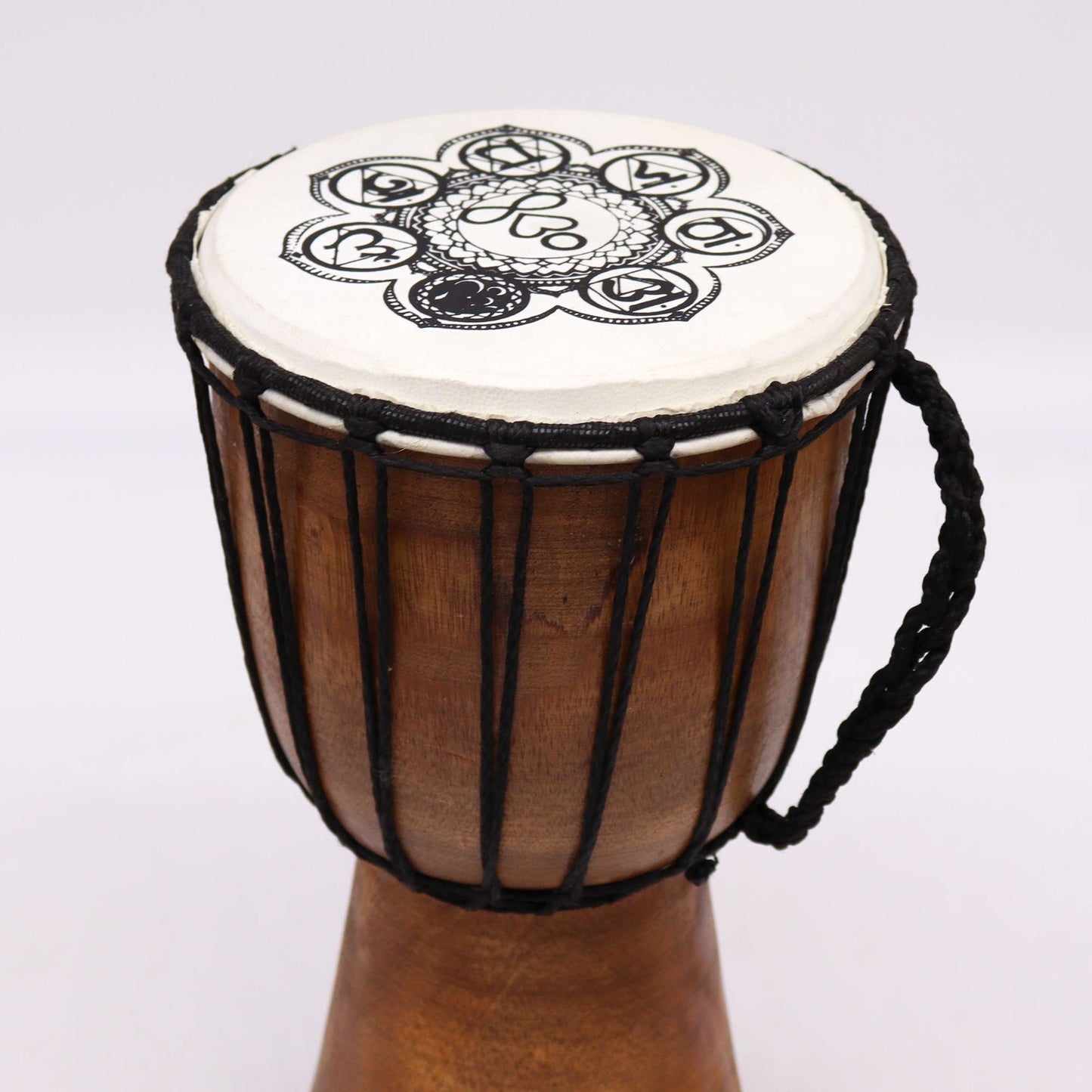 Wide Top Djembe Drum - Chakra - 30 cm