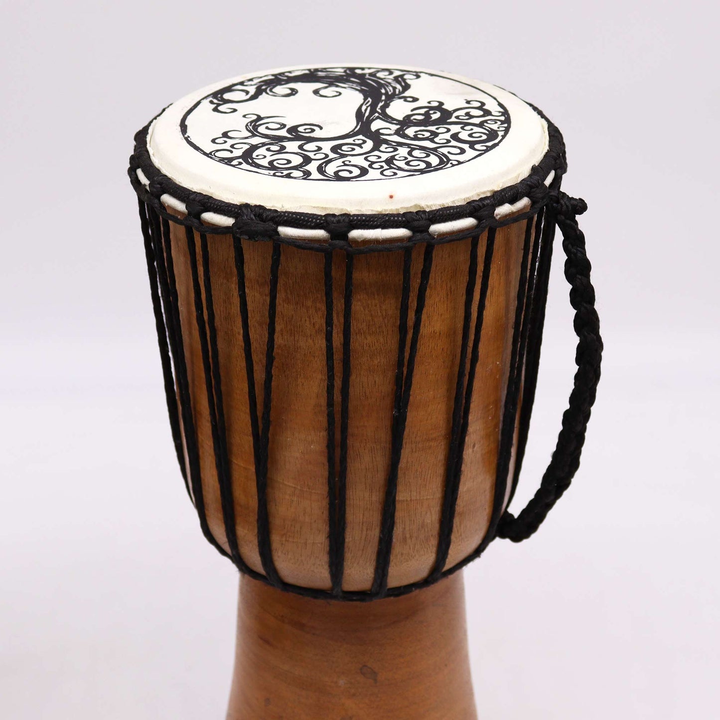 Wide Top Djembe Drum - Tree of Life - 40 cm