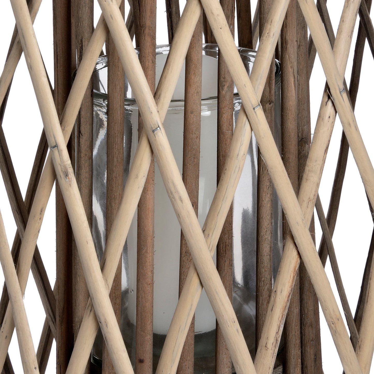 Standing Wicker Lantern - Huge