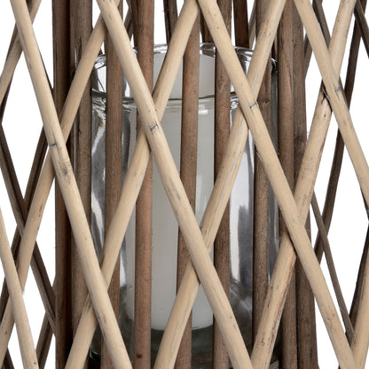 Standing Wicker Lantern - Huge