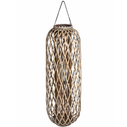 Standing Wicker Lantern - Huge