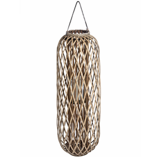 Standing Wicker Lantern - Huge