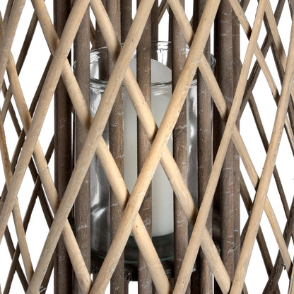 Standing Wicker Lantern - Large