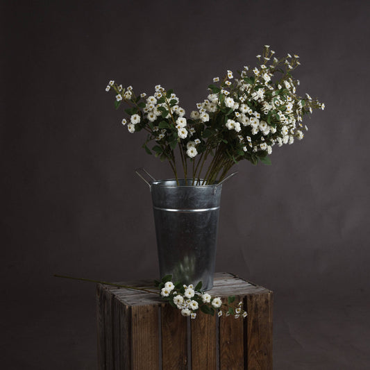 White Wild Meadow Rose Spray