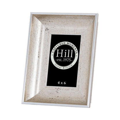 Antique Silver Crackled Effect Photo Frame - 4 x 6 inch