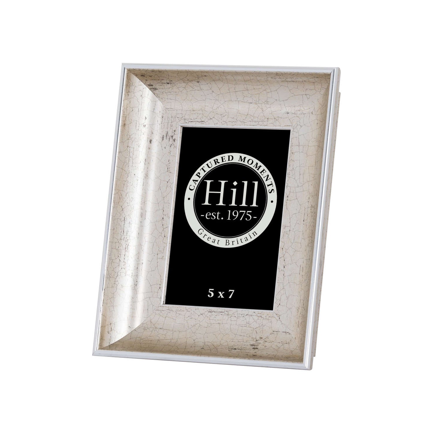 Antique Silver Crackled Effect Photo Frame - 5 x 7 inch