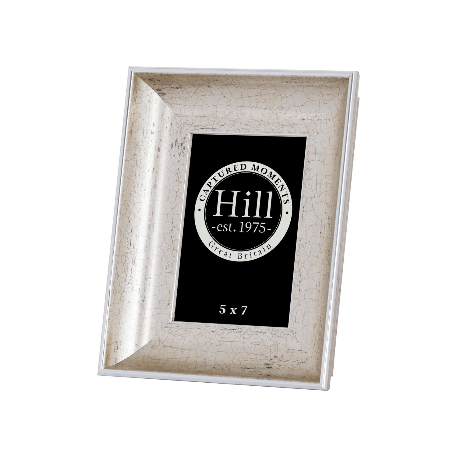 Antique Silver Crackled Effect Photo Frame - 5 x 7 inch