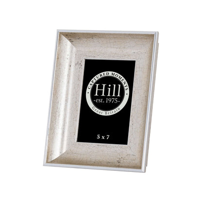 Antique Silver Crackled Effect Photo Frame - 5 x 7 inch