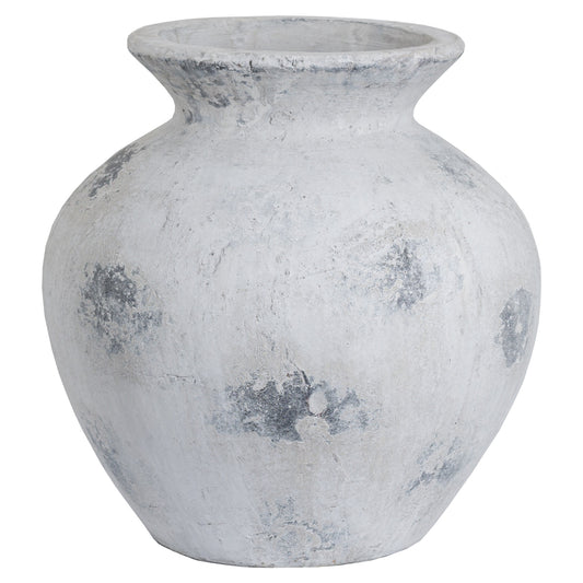Downton Antique White Vase - Large