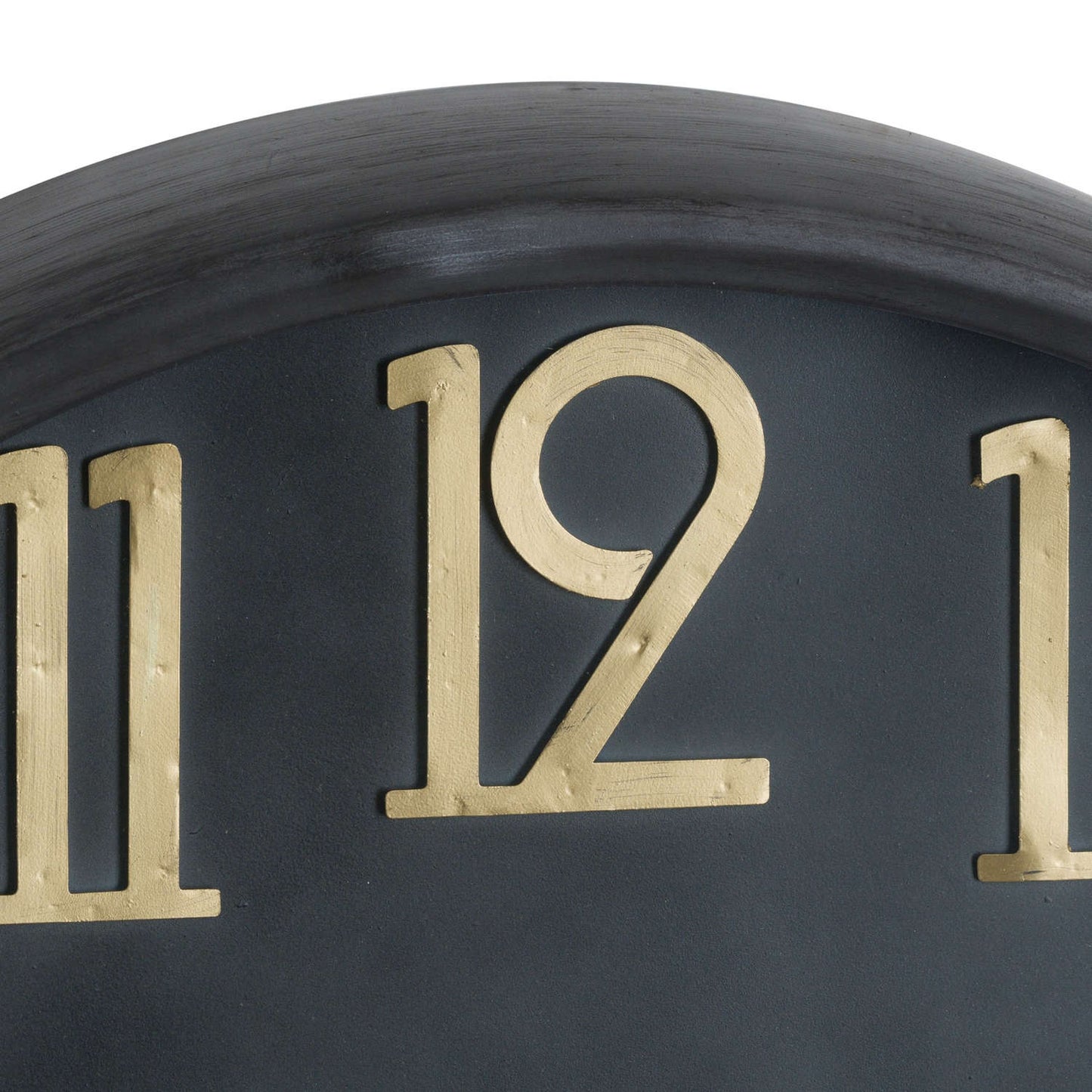 Soho Brass And Black Clock - Large
