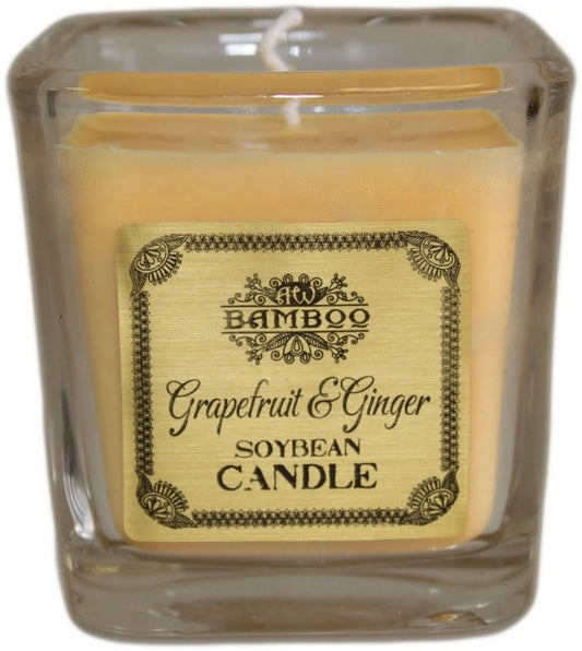 Soybean Wax Scented Candle in Chunky Jar - Grapefruit & Ginger