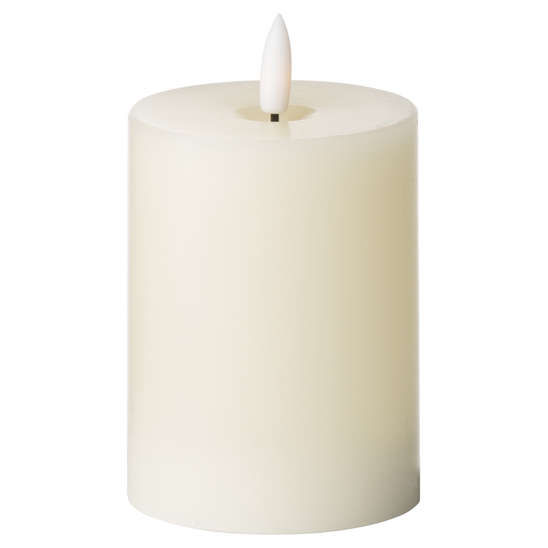 Luxe Collection Natural Glow LED Cream Candle - 3 x 4 inch