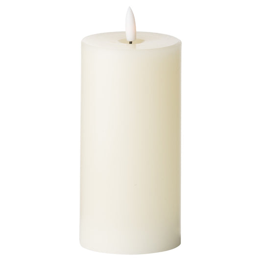 Luxe Collection Natural Glow LED Cream Candle - 3 x 6 inch