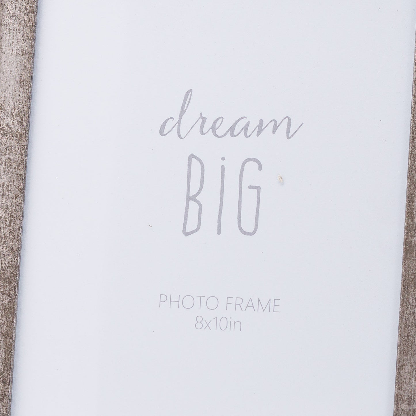 Convex Matt Silver Frame - 8 x 10 inch