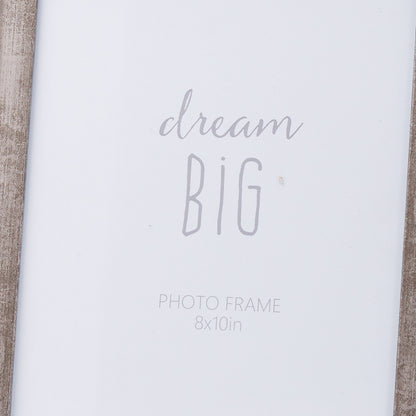Convex Matt Silver Frame - 8 x 10 inch