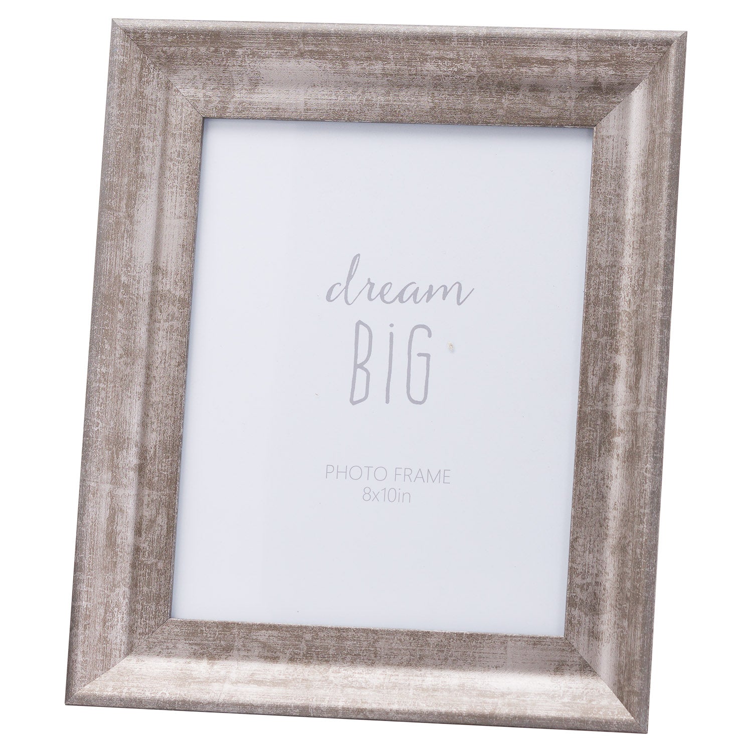 Convex Matt Silver Photo Frame - 8 x 10 inch