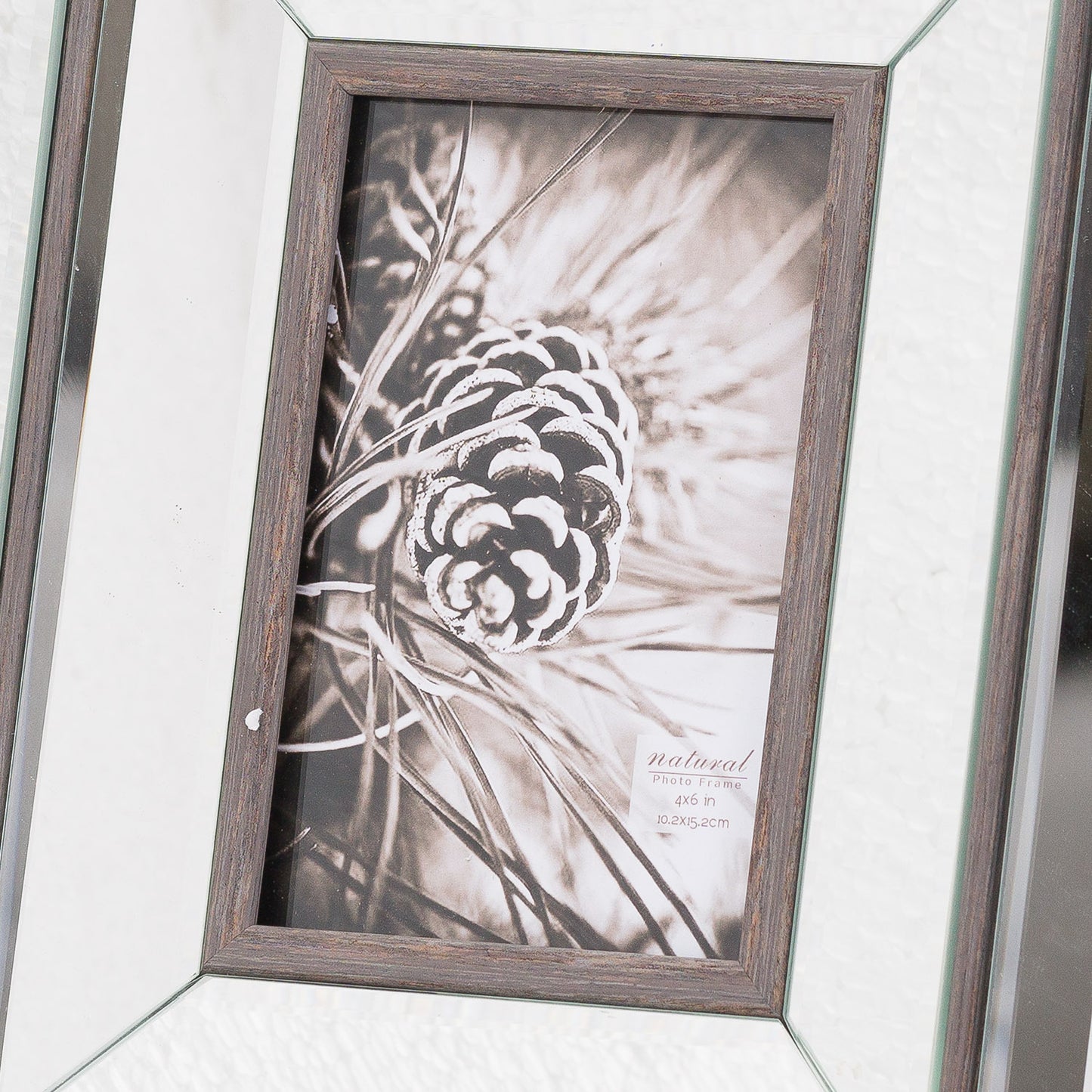 Tristan Mirror And Wood Frame - 4 x 6 inch