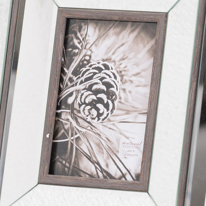 Tristan Mirror And Wood Frame - 4 x 6 inch