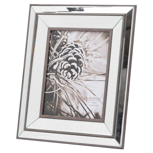 Tristan Mirror And Wood Photo Frame - 8 x 10 inch